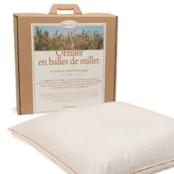 MILLE OREILLERS Oreiller ferme en millet biologique