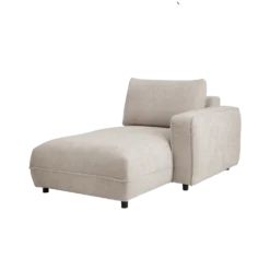 Méridienne pour canapé modulable tissu Solenn