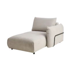 Méridienne pour canapé modulable tissu Solal