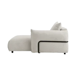 Méridienne pour canapé modulable tissu Solal