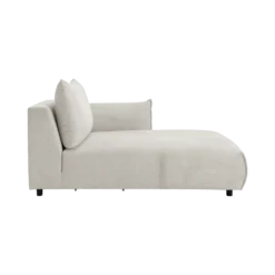 Méridienne pour canapé modulable tissu Solal