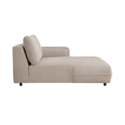 Méridienne pour canapé modulable tissu Solenn