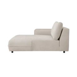 Méridienne pour canapé modulable tissu Solenn