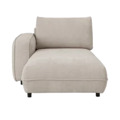 Méridienne pour canapé modulable tissu Solenn