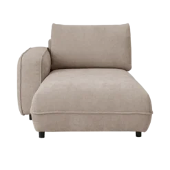 Méridienne pour canapé modulable tissu Solenn