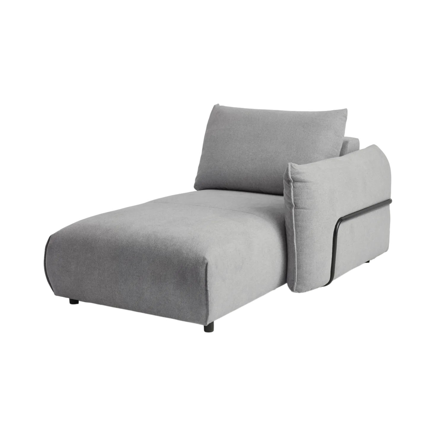 Méridienne pour canapé modulable tissu Solal