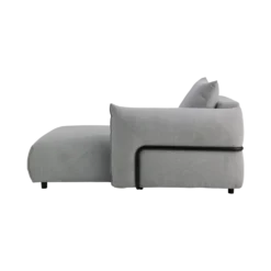 Méridienne pour canapé modulable tissu Solal