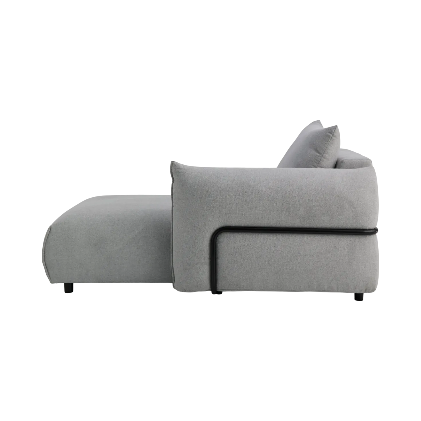 Méridienne pour canapé modulable tissu Solal
