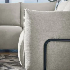 Méridienne pour canapé modulable tissu Solal