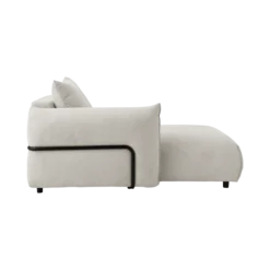 Méridienne pour canapé modulable tissu Solal
