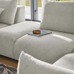 Méridienne pour canapé modulable tissu Solal