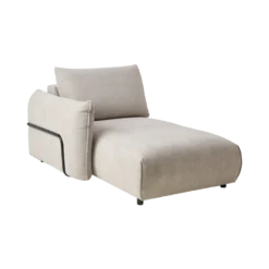 Méridienne pour canapé modulable tissu Solal