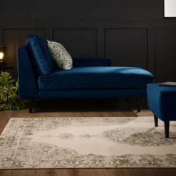 Méridienne velours Oscar
