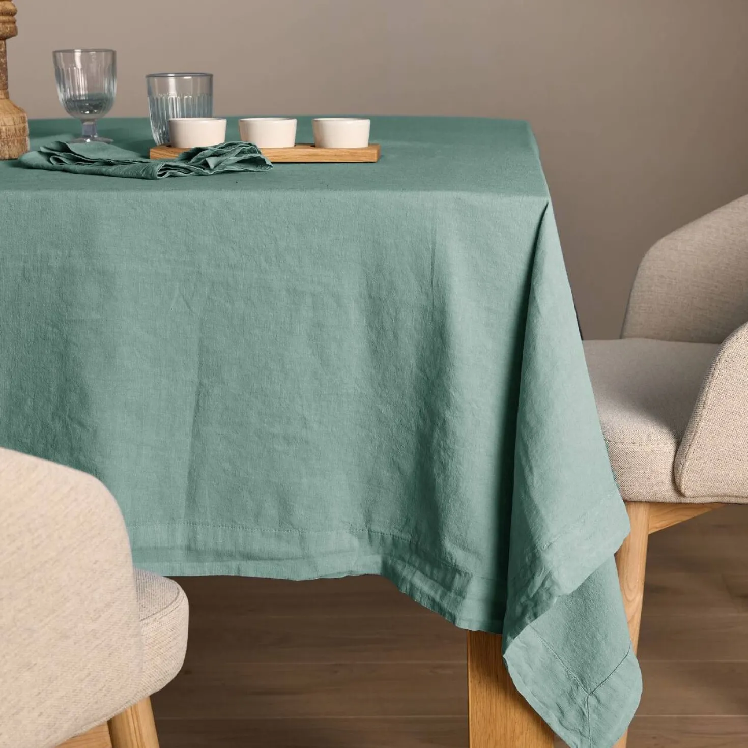 Nappe coton lin Eline