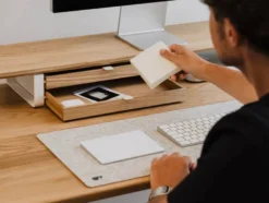 OAKYWOOD Grand tiroir modulable bois massif