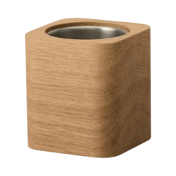 OAKYWOOD Pot à crayons cubique bois massif