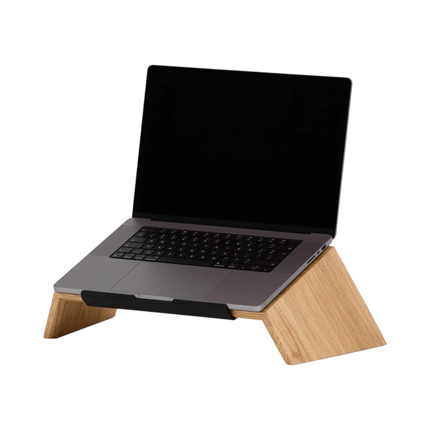 OAKYWOOD Support pour PC portable bois massif