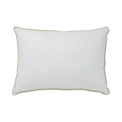 Oreiller coton satin résilient sensation duvet Lyne