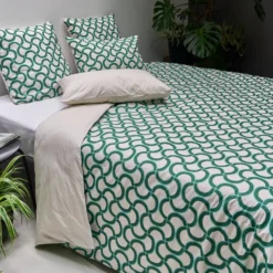 Parure de lit coton bio Jardin Urbain