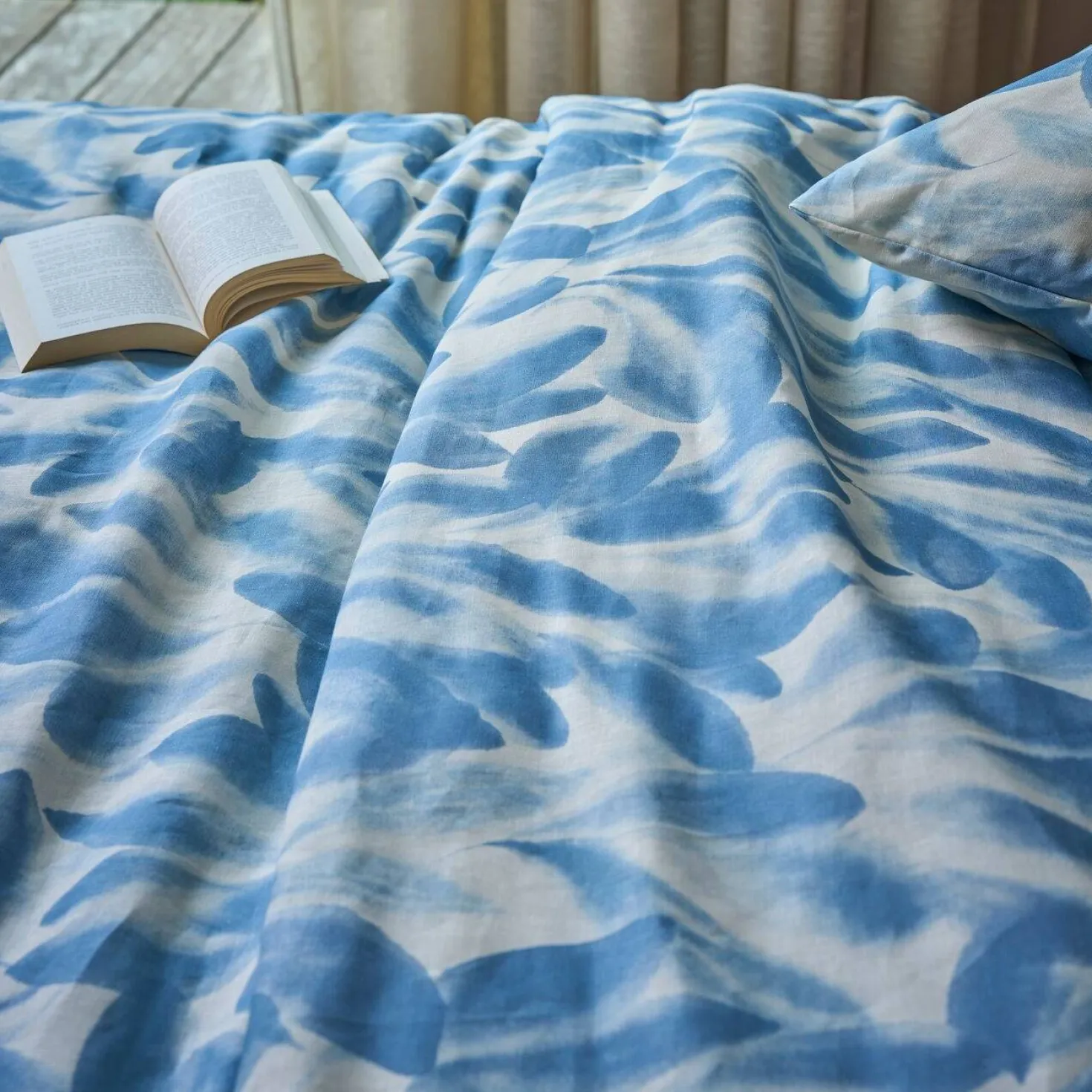 Parure de lit coton lin Plantain