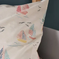 Parure de lit coton Maman les p'tits bateaux