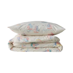 Parure de lit coton Maman les p'tits bateaux