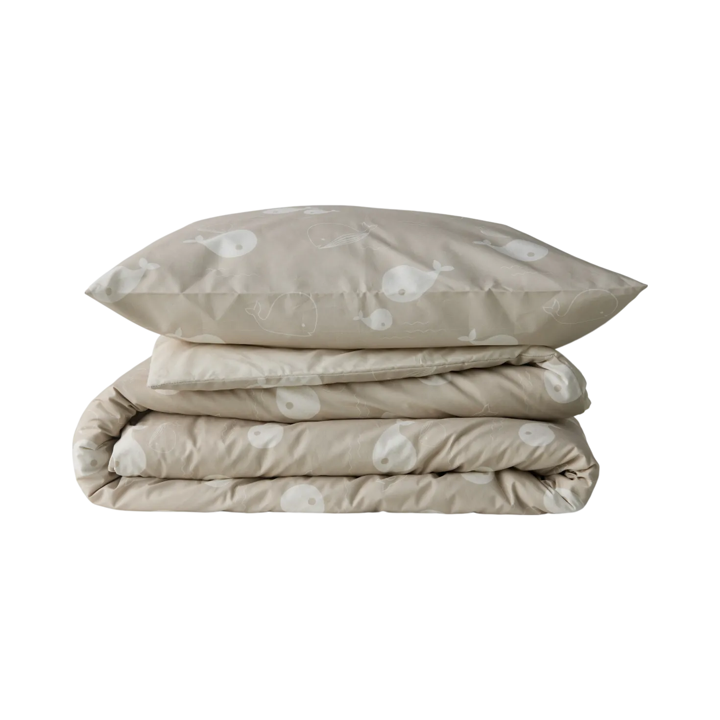 Parure de lit coton P'tite Baleine
