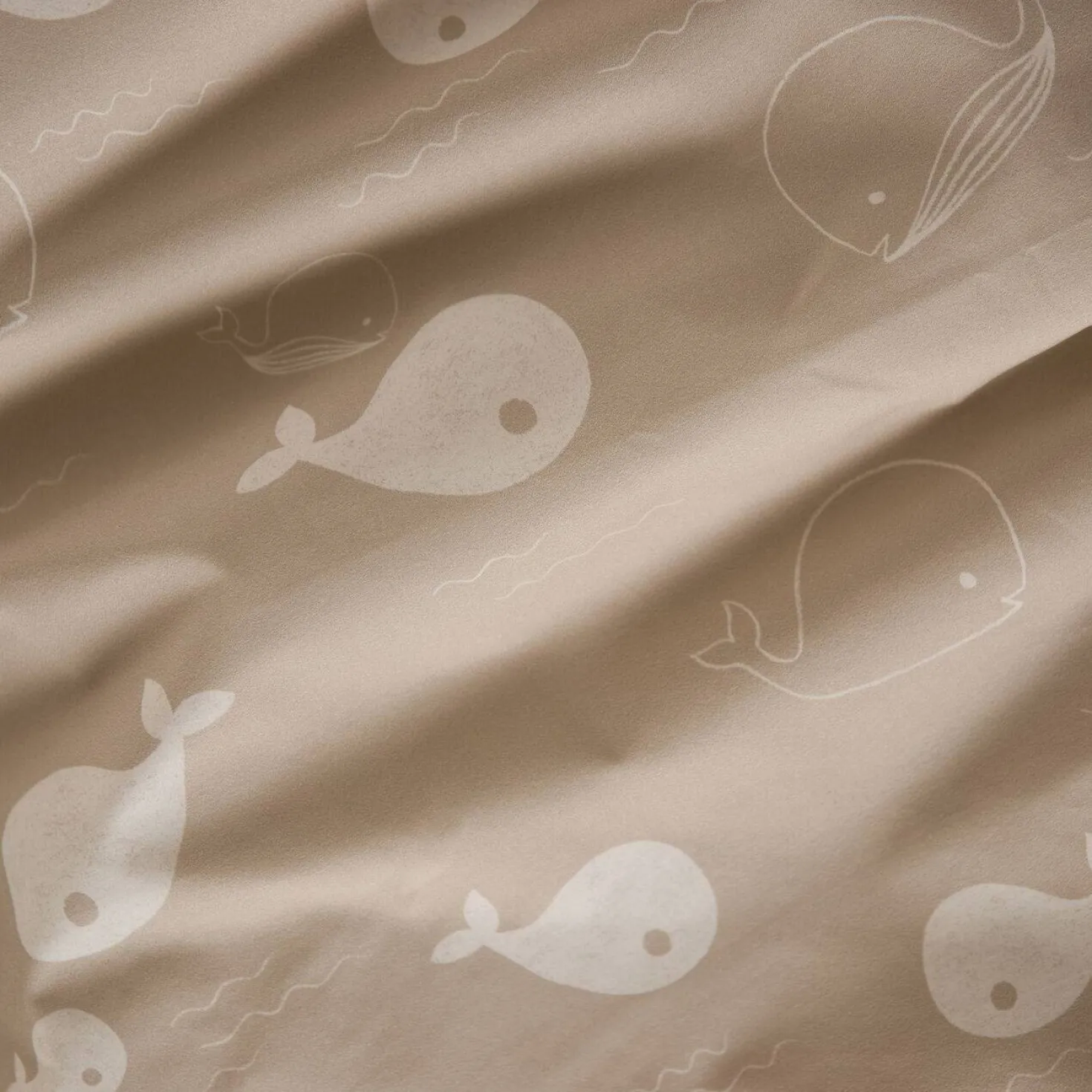 Parure de lit coton P'tite Baleine