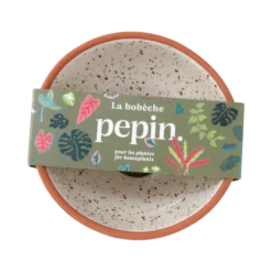 PEPIN Bobèche Plantes - Blanc grainé