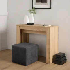 Petit pouf tissu Otis