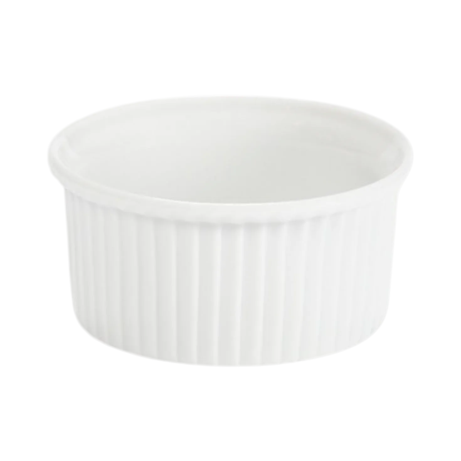 PILLIVUYT Lot de 6 Ramequins bords en porcelaine