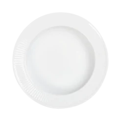 PILLIVUYT Plat rond en porcelaine Plissé