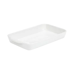 PILLIVUYT Plat à rôtir rectangulaire en porcelaine 40 cm