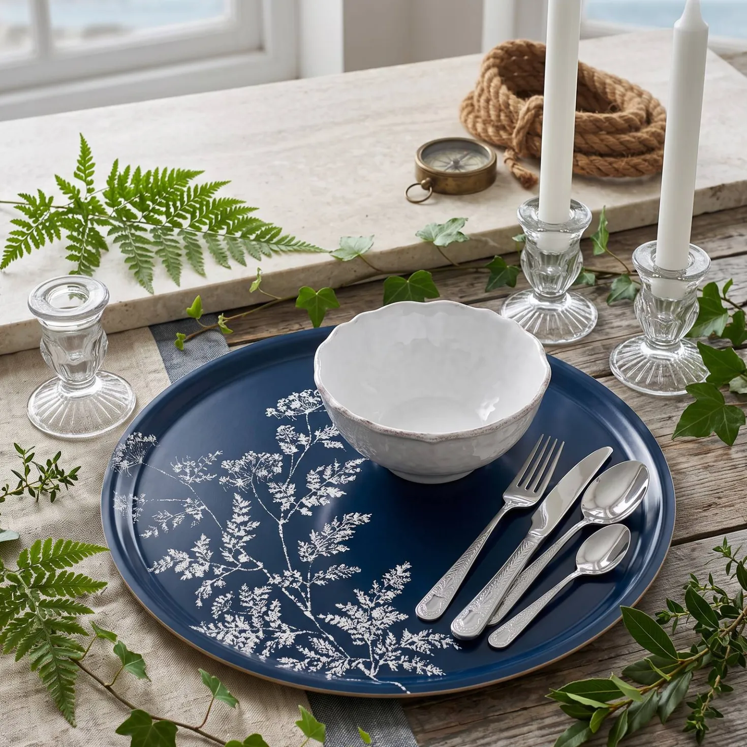 Plateau rond 42cm Angélique