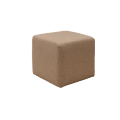 Pouf bouclette carré Ome