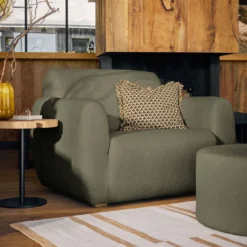 Pouf bouclette 70 cm Ome