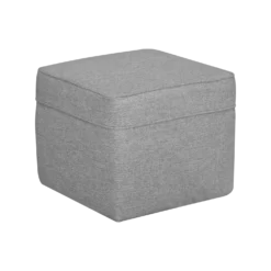 Pouf carré tissu Ondine