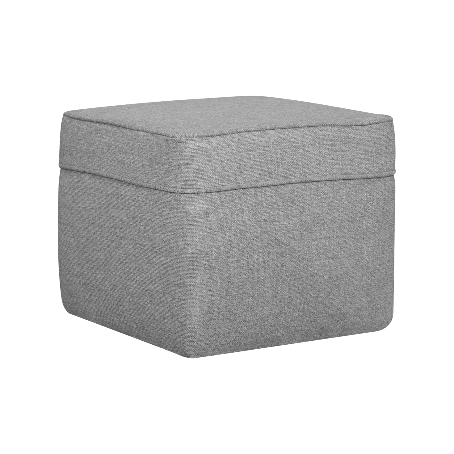 Pouf carré tissu Ondine