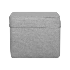 Pouf carré tissu Ondine