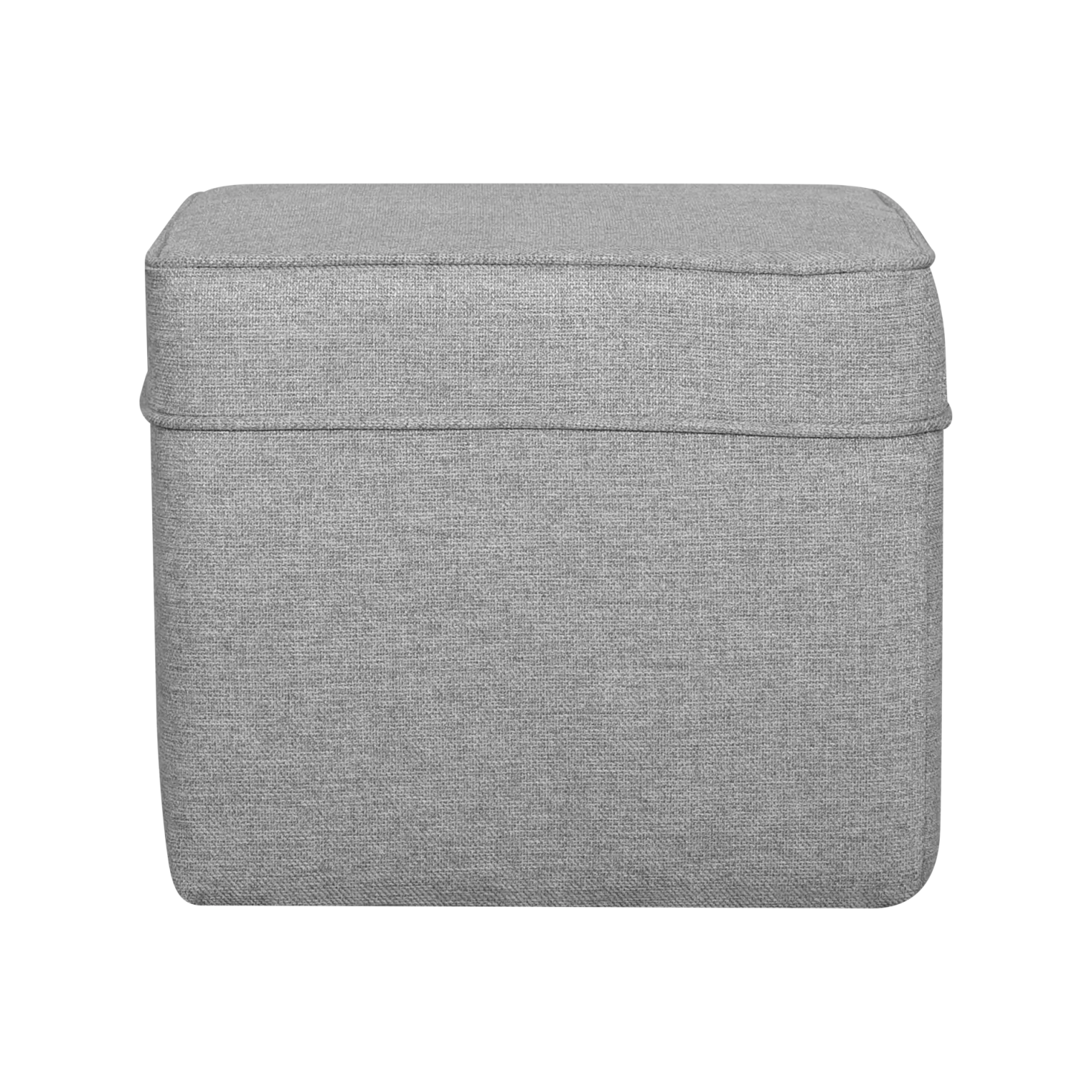 Pouf carré tissu Ondine