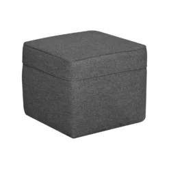 Pouf carré tissu Ondine