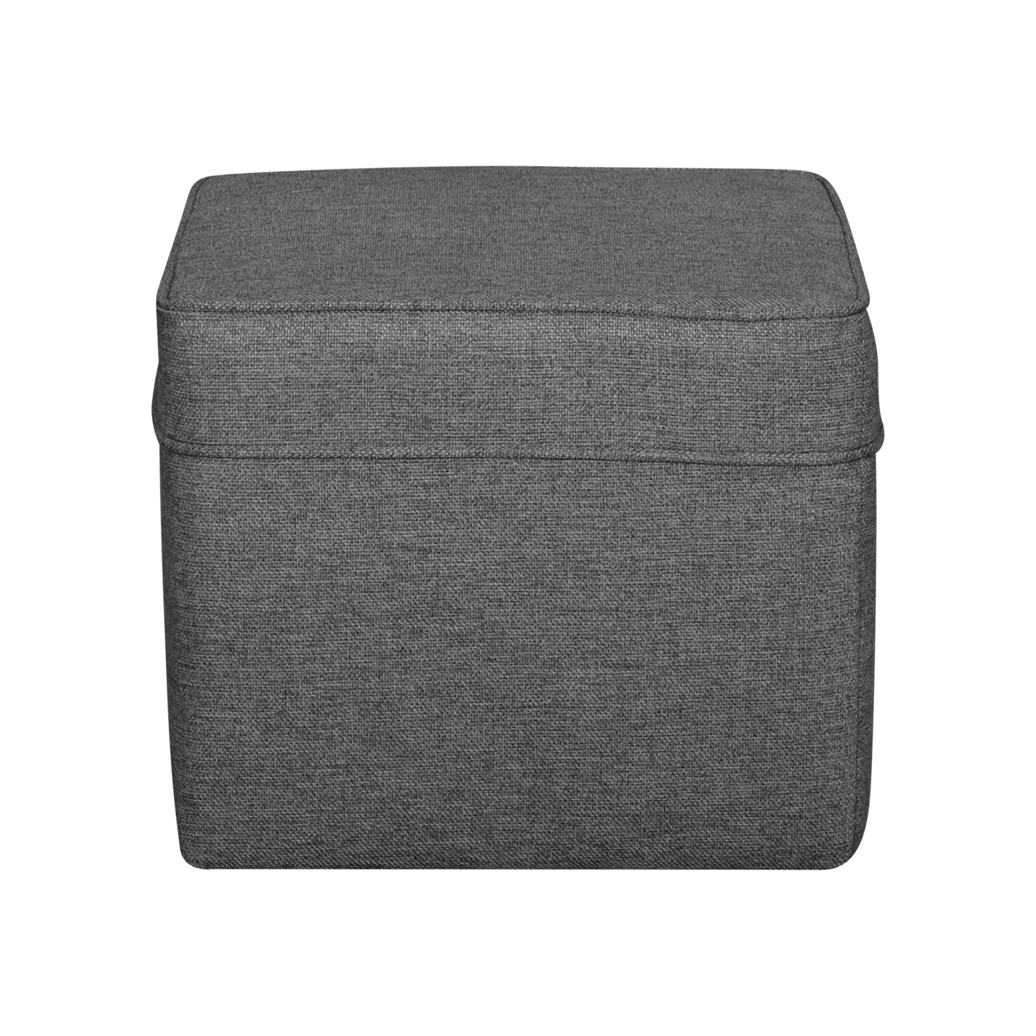 Pouf carré tissu Ondine