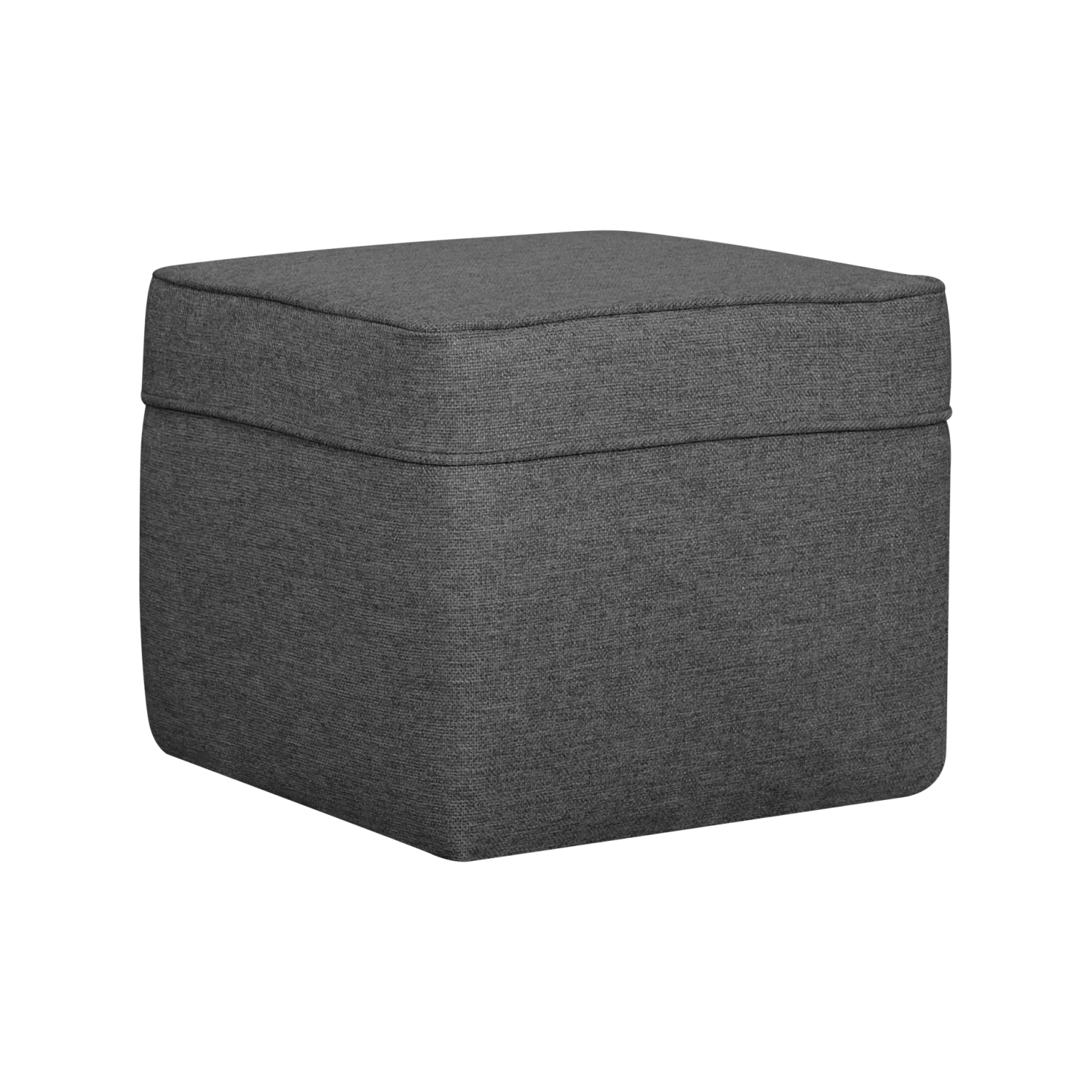 Pouf carré tissu Ondine