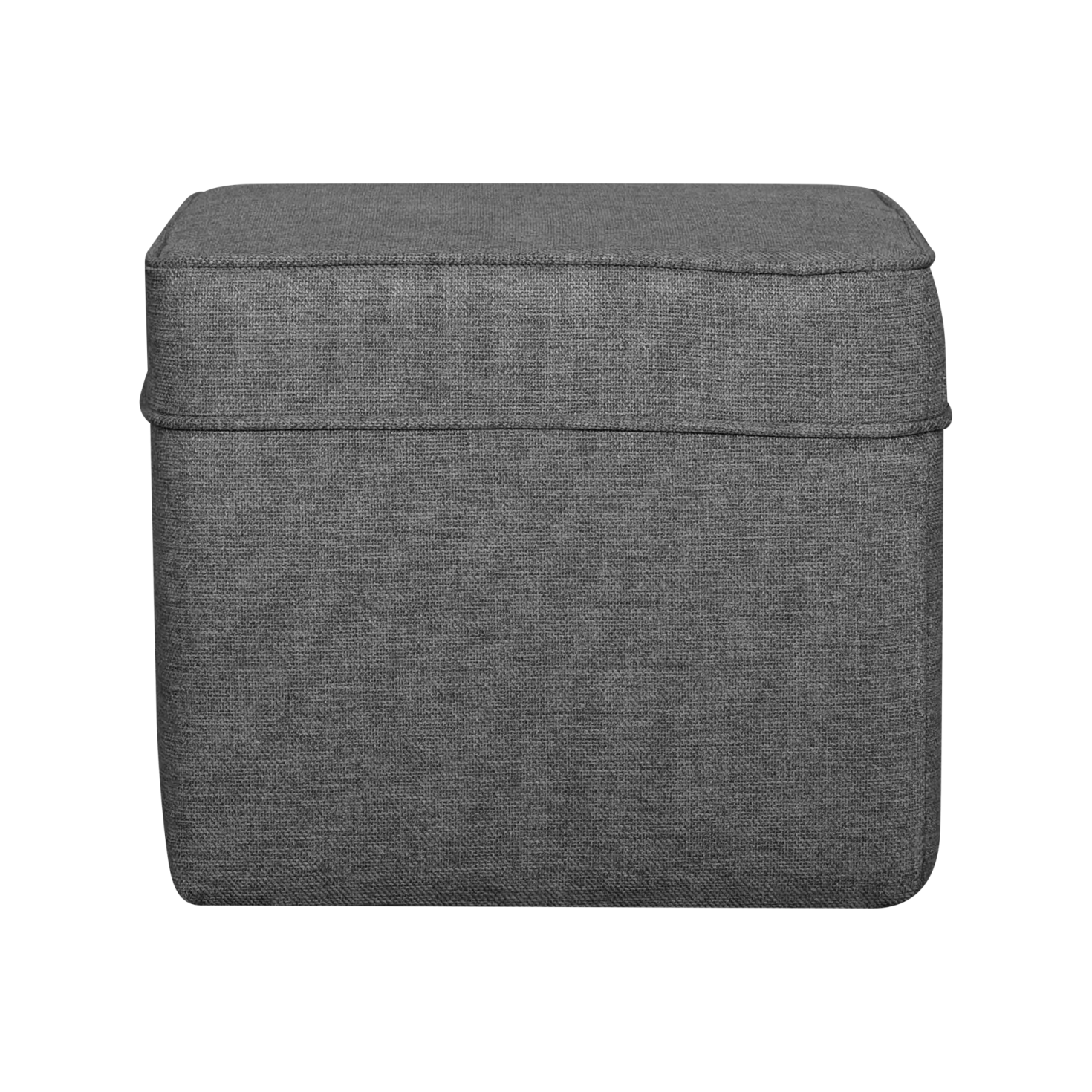 Pouf carré tissu Ondine