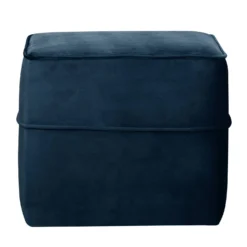 Pouf carré velours Oscar