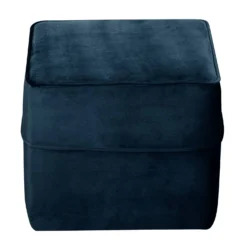 Pouf carré velours Oscar