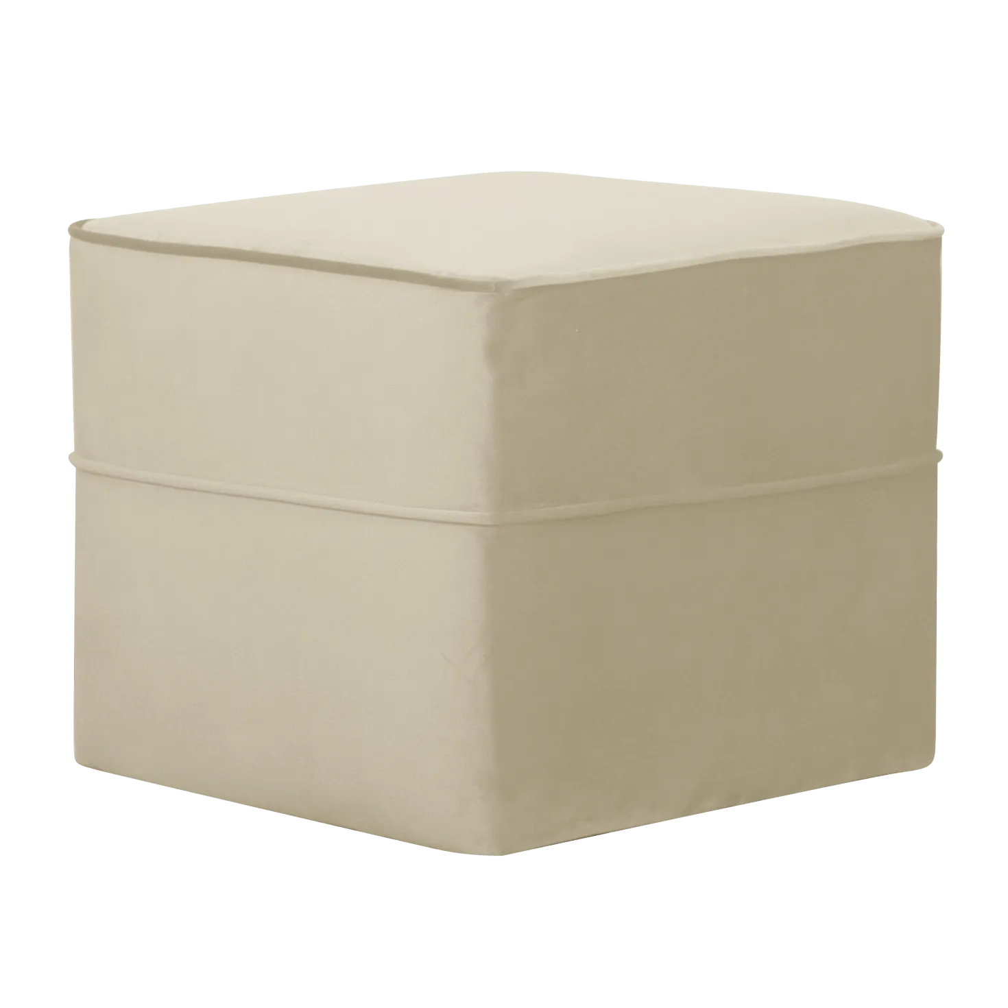 Pouf carré velours Oscar