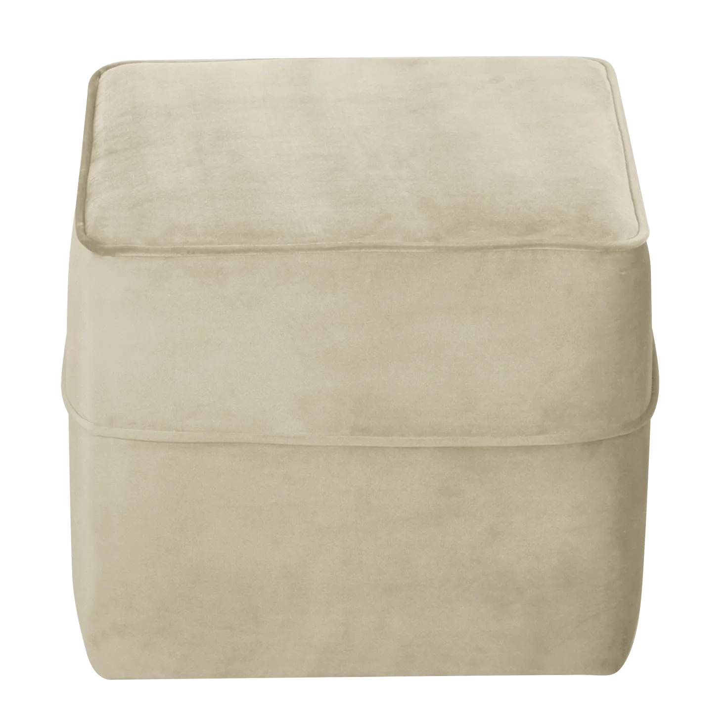Pouf carré velours Oscar
