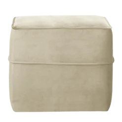 Pouf carré velours Oscar