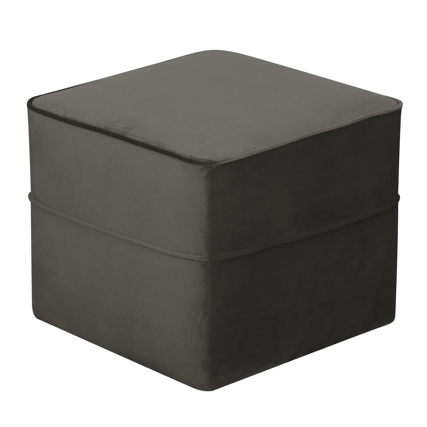 Pouf carré velours Oscar